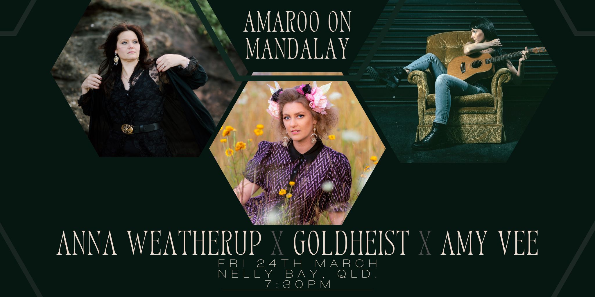 What's On Magnetic Island - Amaroo On Mandalay - Anna Weatherup - Amy Vee - Goldheist